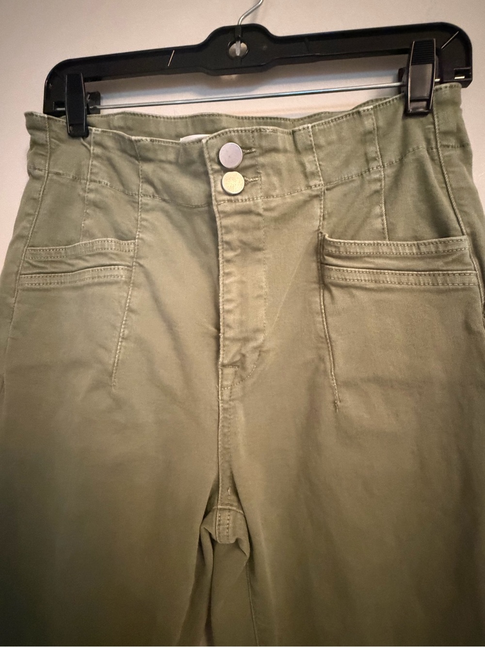 Altar'd State Olive Green High-Rise Utility Pants